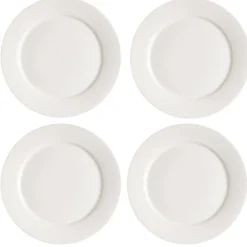 Kalk plate 28 cm 4-pack, white