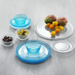 Kastehelmi plate small Ø24.8 cm, clear