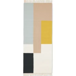 Kelim rug 70x180 cm, squares
