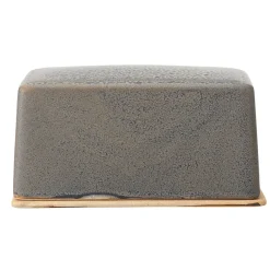 Kendra butter dish stone, Grey