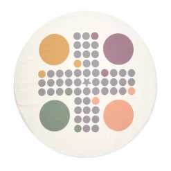 Kid's Base play mat Ludo Ø110 cm, White