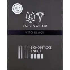 Kito Chopsticks 4-pack, Black