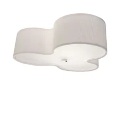 Kolme 70 ceiling lamp, White textile