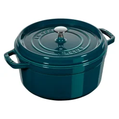 La Mer round casserole dish - three layered enamel, 5.2 l