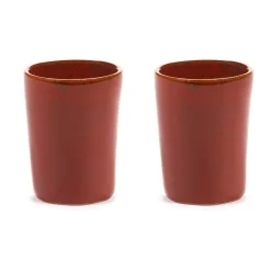 La Mère espresso cup 7 cl 2-pack, Venetian red