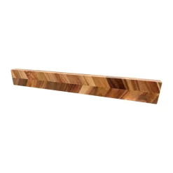 Laguiole by Hâws magnetic knife rack 40x5x2 cm, Acacia wood Herringbone style