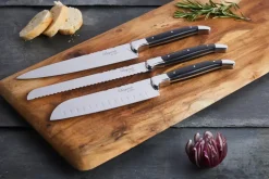 Laguiole By Hâws 3-piece chef's knife set, Black Wood