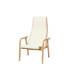 Lamini Children's armchair, Sheepskin off-white, oiled oak