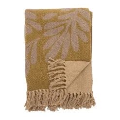 Lark cotton throw 130x160 cm, Yellow