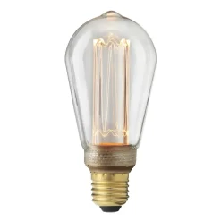 Laser filament LED E27 dimable, 6.4 cm, E27