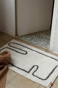 Lay bathroom rug 50x70 cm, Off white-coffee