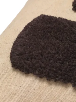 Lay cushion 50x50 cm, Sand / Dark Brown