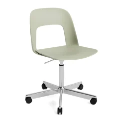 Layout Chair 141 chair, Bottle green-polished aluminium