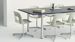 Layout Chair 131 chair, Sky grey-black
