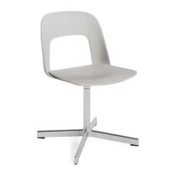 Layout Chair 131 chair, Sky grey-polished aluminium