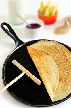 Le Creuset cast iron crepe pan Ø27 cm, Matte black
