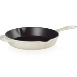 Le Creuset deep frying pan cast iron handle 26 cm, Meringue
