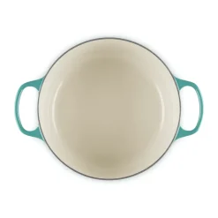 Le Creuset round casserole 5.3 l, Bleu Riviera