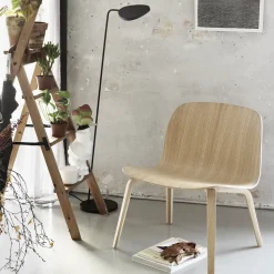 Leaf floor lamp, Black