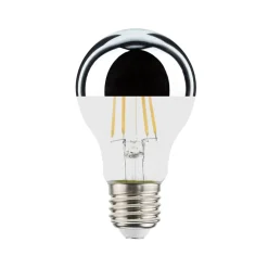 LED Top Mir light source E27, Transparent/silver, 2700K 680lme 7W
