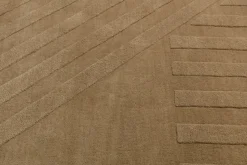 Levels wool rug stripes beige, 200x300 cm