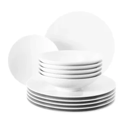 Life service set 12 pieces, White