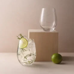 Line gin & tonic glass 60 cl, clear