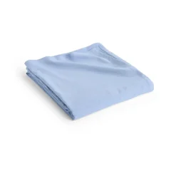 Linen throw 240x260 cm, Light blue
