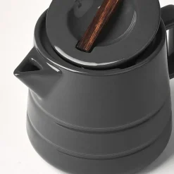 Lines milk jug 50 cl, dark grey