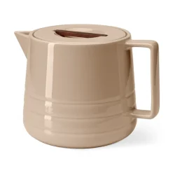 Lines teapot 1.5 liter, beige