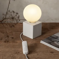 Lit cord dimmer, White