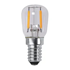 Lit dimmable light bulb E14 150lm filament, Clear, 2100K