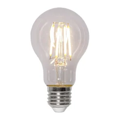 Lit dimmable light bulb E27 470lm, Clear, 3000K