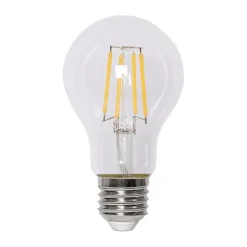 Lit dimmable light bulb E27 470lm, Clear, 2100K