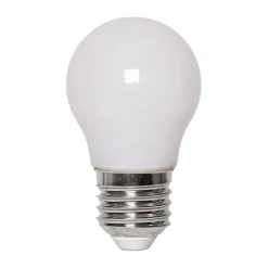 Lit dimmable light bulb E27 250lm filament, Opal, 3000K