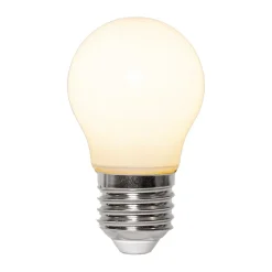 Lit dimmable light bulb E27 250lm filament, Opal, 3000K