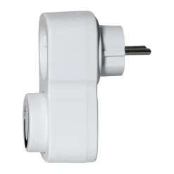 Lit plug-in dimmer Saco, White