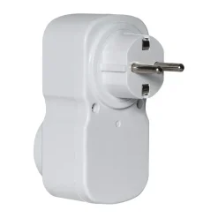 Lit plug-in dimmer Saco, White