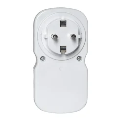 Lit plug-in dimmer Saco, White