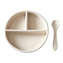 Little Bubble children's dinner set, 2 pieces, Cream