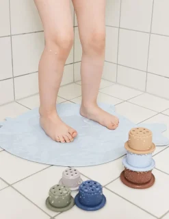 Little Finn bath mat, Ice blue