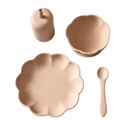 Little Poppy children's dinner set 4 pieces, Oatmeal