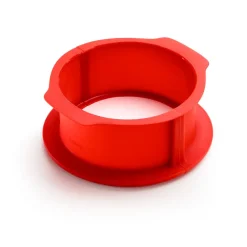 Lékué charlotte springform with plate 18 cm, Red