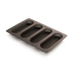 Lékué silicone mold mini baguette, Brown