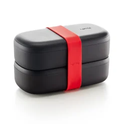 Lékué To Go lunchbox 5 pieces, Black