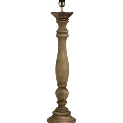 Lodge lamp base aged brown, 78 cm