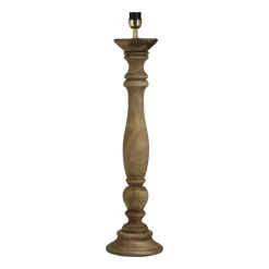 Lodge lamp base aged brown, 46 cm