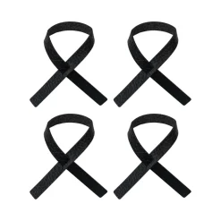 Loop napkin ring 4-pack, Black anthracite