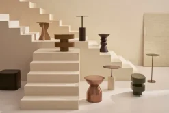 Luova side table 43 cm, Walnut