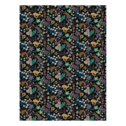 Lyckeflykt oilcloth, Black